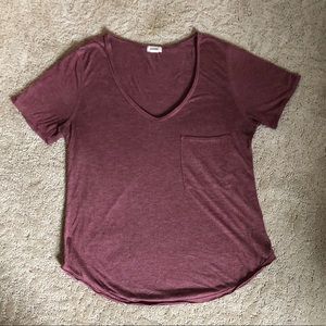 Cute maroon shirt from Garage